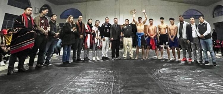 Brilliant Naga traditional wrestling showcased to Shillong crowds