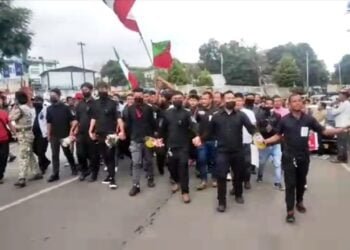 HITO launches floral protest march over tear-gassing