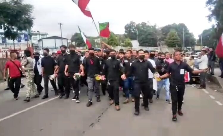 HITO launches floral protest march over tear-gassing