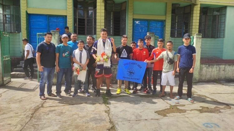 Ri-Bhoi fighter felicitated for gold medal at MMA c’ship 
