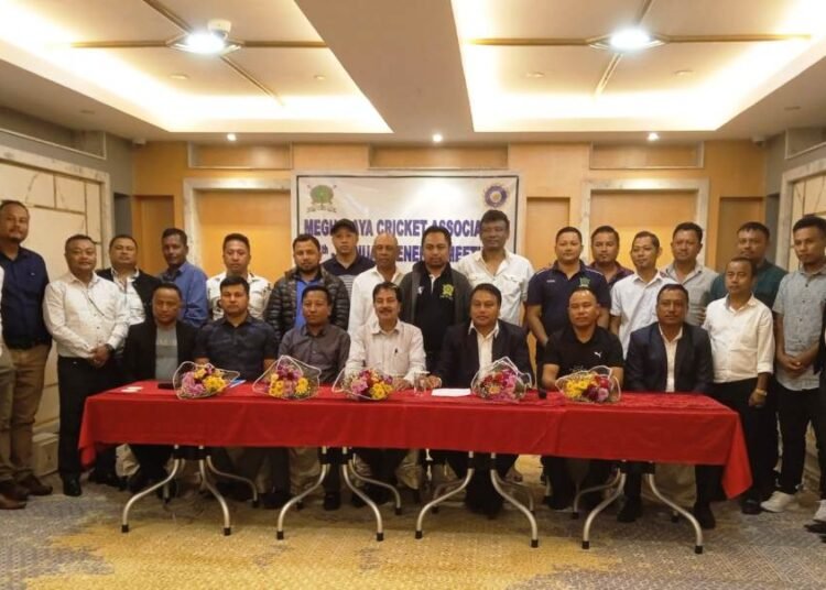 New Apex Council of MCA elected to take Meghalaya cricket forward