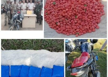 Police recover 150 gms Yaba tablets, two peddlers flee