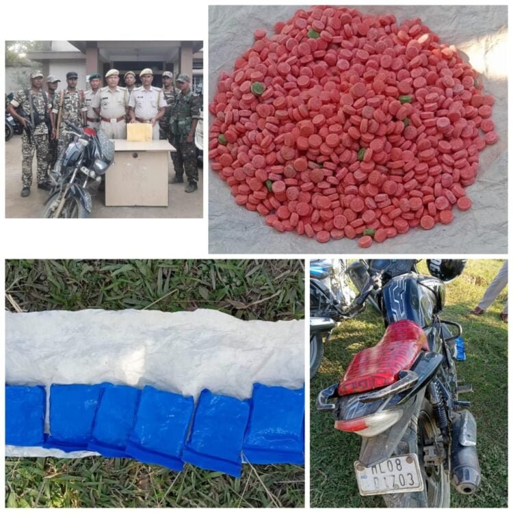 Police recover 150 gms Yaba tablets, two peddlers flee