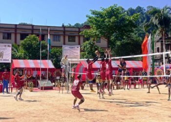 BGB defeats BSF in friendly volleyball match