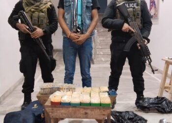 Drug peddler nabbed, 217.19 gms heroin seized