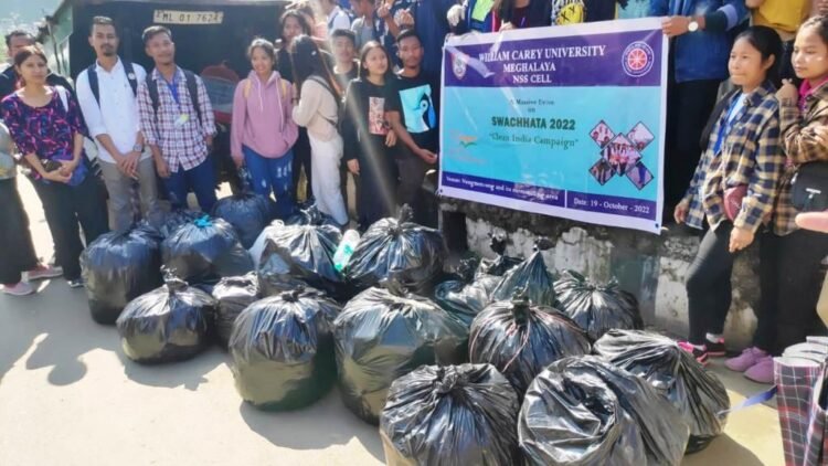 William Carey University conducts clean drive in Nongmensong area