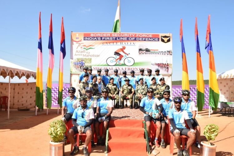 BSF cycle rally reaches Shillong