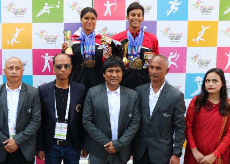 Dominant Assam end last day of swimming with 20 golds