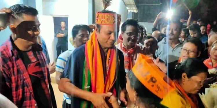 Bernard freed, BJP dares Conrad to fight from South Tura