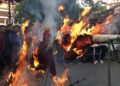 Effigies of Amit Shah, CMs burnt to protest Mukroh killing
