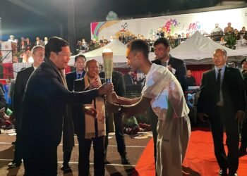 Huge North East Olympics opening ceremony wows crowd amid the cold