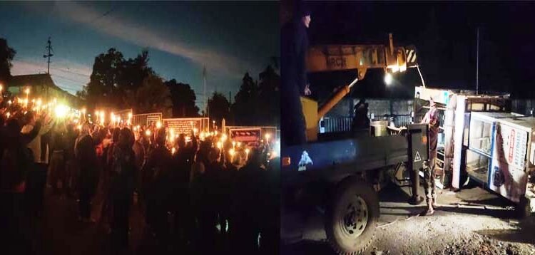 Petrol bombs hurled at cops; 7 injured in assaults as vigil turns violent