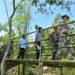 Bamboo bridge over Huroi stream inaugurated