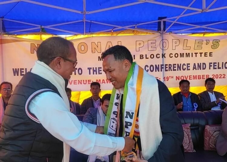NPP declares Shemphang Lyngdoh as Mawhati candidate for 2023