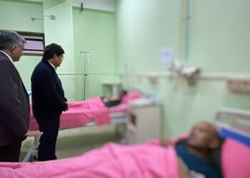 Mukroh firing: CM meets injured in hospital