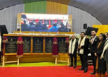 Foundation stone for Pynursla mini Secretariat, other infra laid