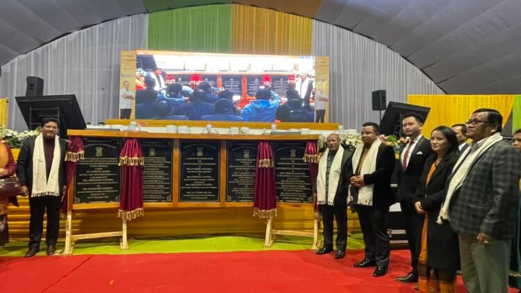 Foundation stone for Pynursla mini Secretariat, other infra laid