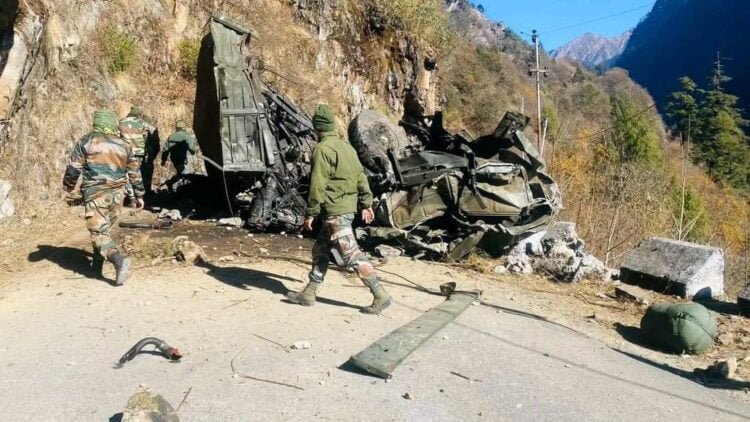 16 Army personnel killed after their truck falls into gorge in North Sikkim