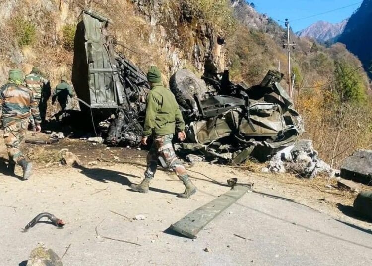 16 Army personnel killed after their truck falls into gorge in North Sikkim