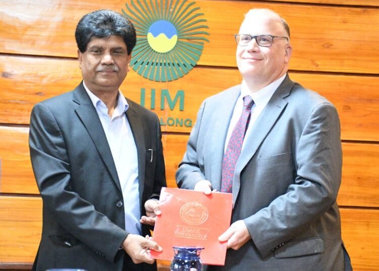 IIM Shillong signs MoU with US university for exchange & research