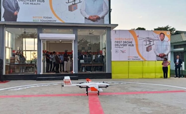 North East’s first drone delivery station inaugurated in Meghalaya
