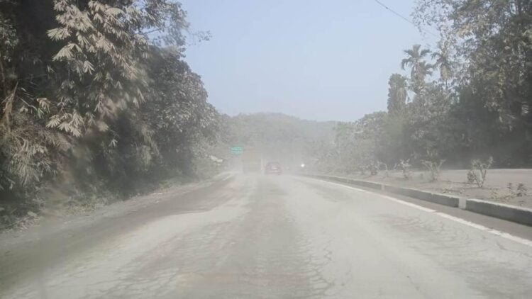 Villagers left furious by weighbridge dust