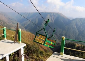 Ropeway launched by NESFAS at Dewlieh village
