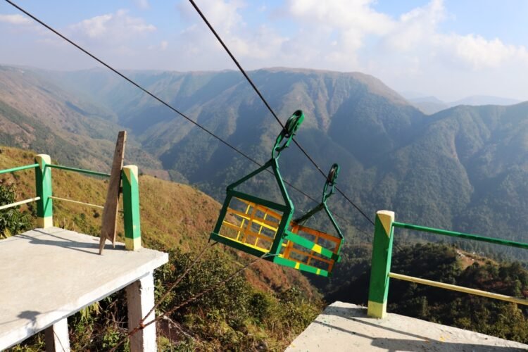 Ropeway launched by NESFAS at Dewlieh village