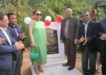 Base laid for pukka Umskun village road