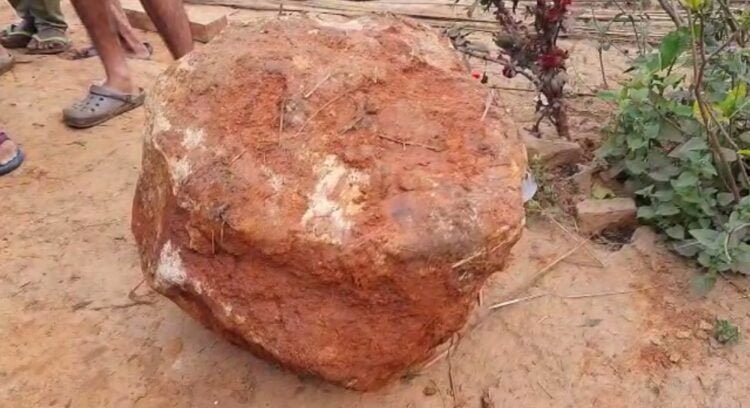 Family escapes boulder mishap