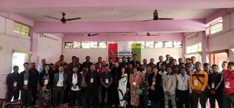 UDP’s Ri-Bhoi Youth Wing elects new office bearers
