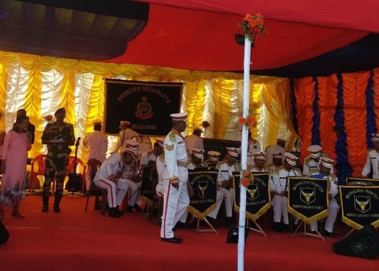 BSF band plays at RKM Sohbar