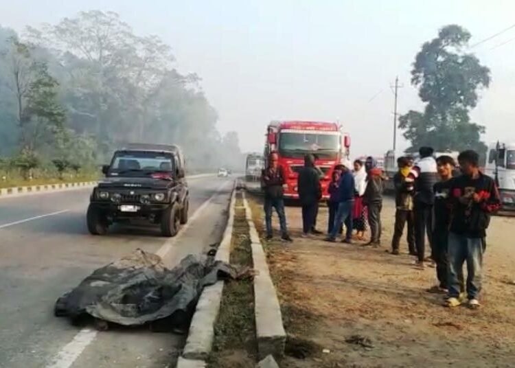 1 killed, another injured in road accident at Byrnihat