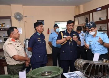 Bangladesh Air Force Chief visits IAF station in Barrackpore
