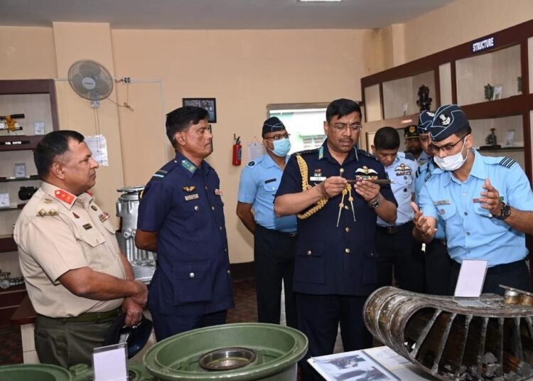 Bangladesh Air Force Chief visits IAF station in Barrackpore