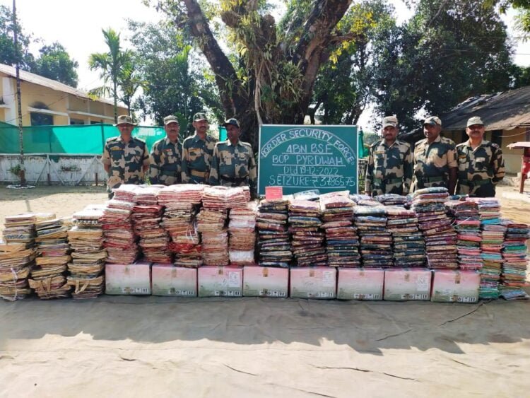 BSF seizes Rs 38 lakh of smuggled goods in EKH