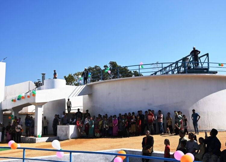 Water supply project inaugurated in Baghmara