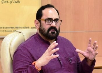 MoS Chandrasekhar to arrive in Shillong for two-day visit