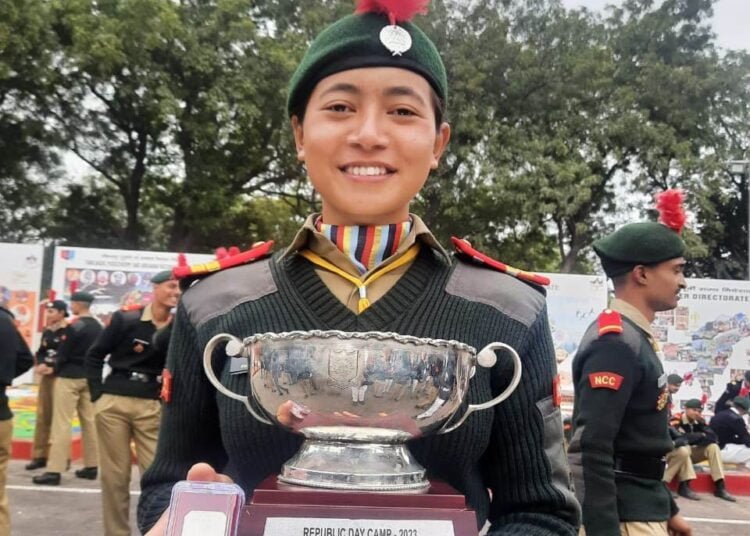 Meghalaya girl adjudged best commander at NCC rally