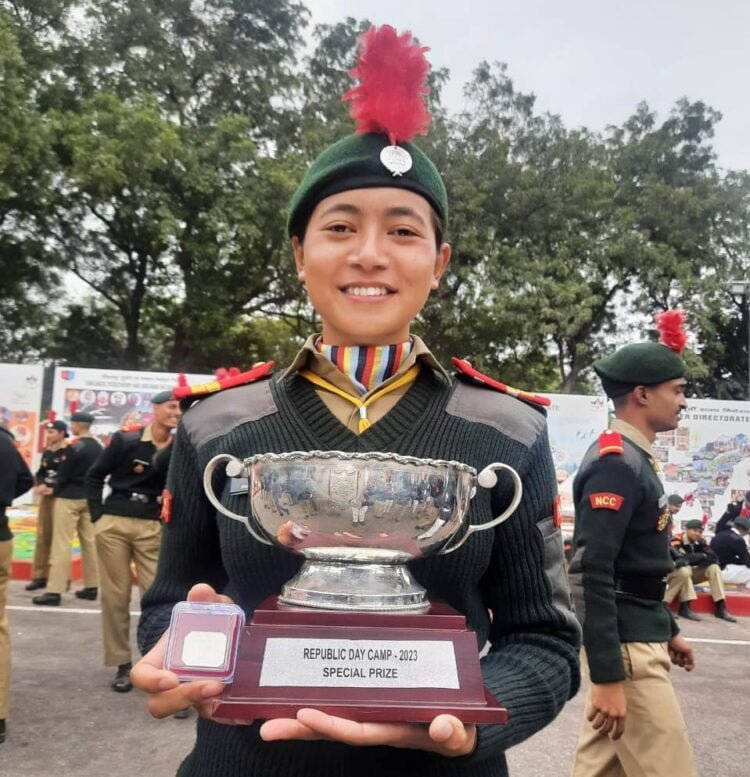 Meghalaya girl adjudged best commander at NCC rally
