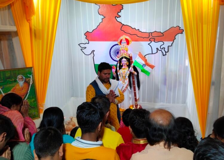 19th Saraswati puja held in Laban