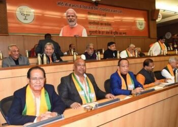 Assembly polls: Mawrie presents report to BJP top brass