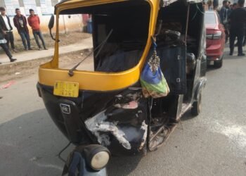 Rickshaw passenger injured in accident