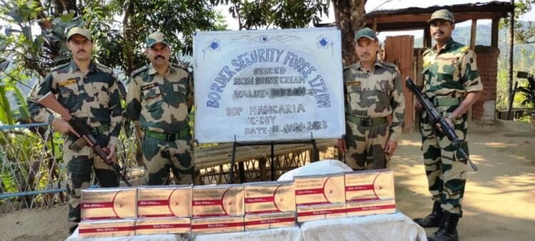 BSF seizes cosmetics worth 4 lakh