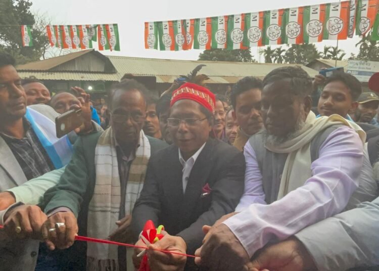 Mukul inaugurates party office in Tikrikilla
