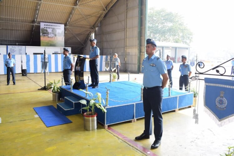 Air Marshal SP Dharkar visits Air Force Station Kumbhirgram