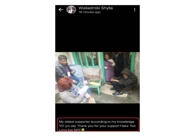 Jowai MLA failed to keep ballot secrecy?