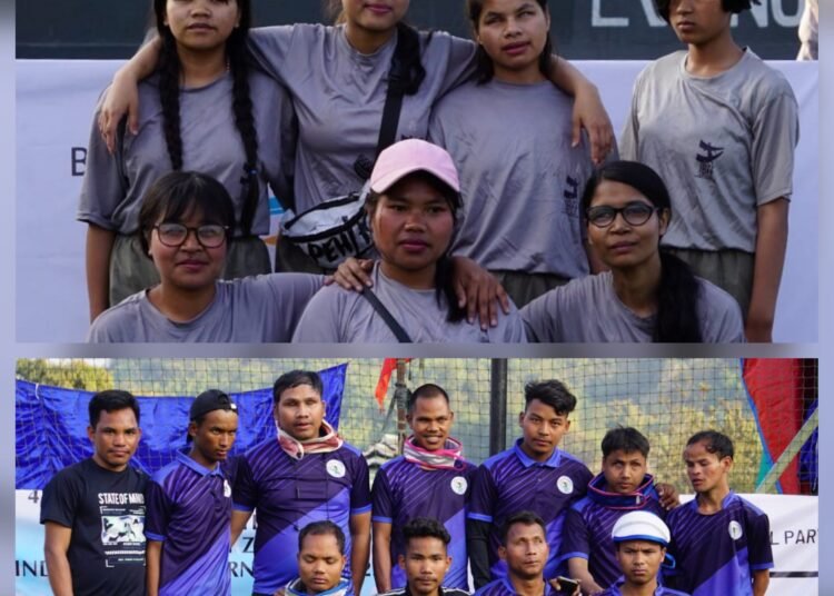 Meghalaya take 2nd in men’s & women’s North East blind football c’ship