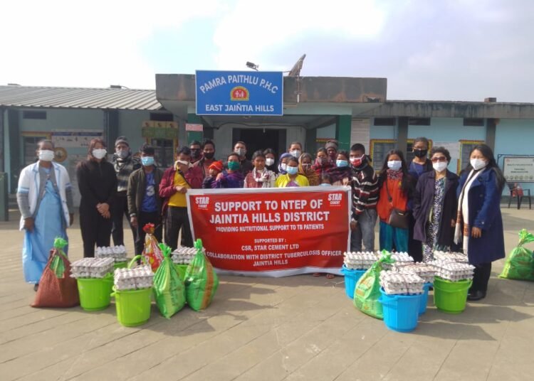 Food distributed to TB patients at Pamra Paithlu PHC