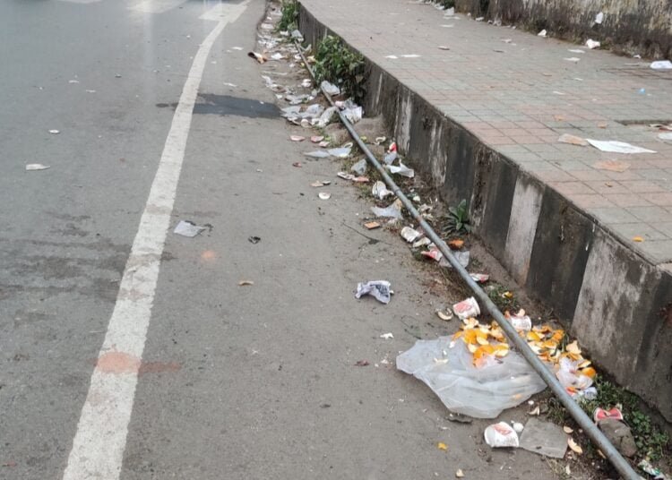 Ugly side of democracy: Candidates’ backers fill city’s roads with litter